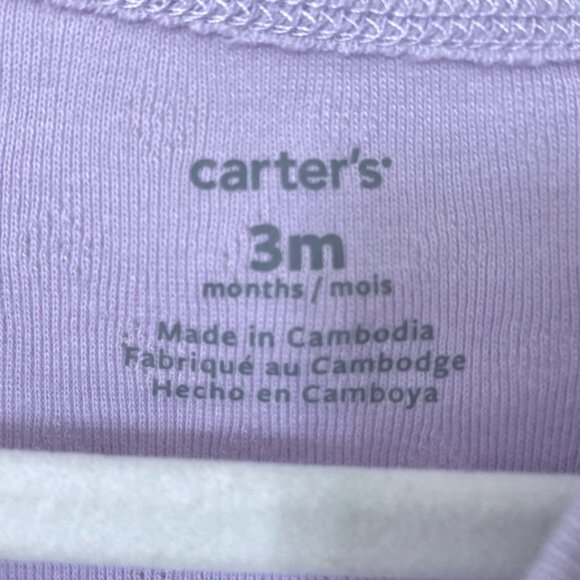 Carter's Baby Girl Wrap Over Top Bundle 0-3M -Pink/Purple/Blue - Picture 8 of 13